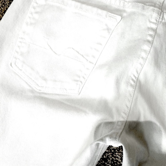 ππ€ 7 FOR ALL MANKIND Josephina Skinny Boyfriend Jeans | White Sz 26 #preppyvibes - Picture 4 of 9